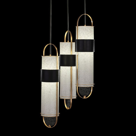Fine Art Handcrafted Lighting Bond 24" Wide LED Multi Light Pendant