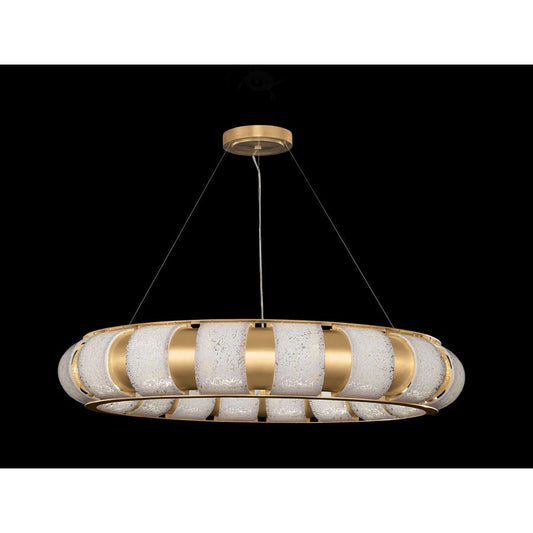 Fine Art Handcrafted Lighting Bond 45" Wide LED Ring Chandelier