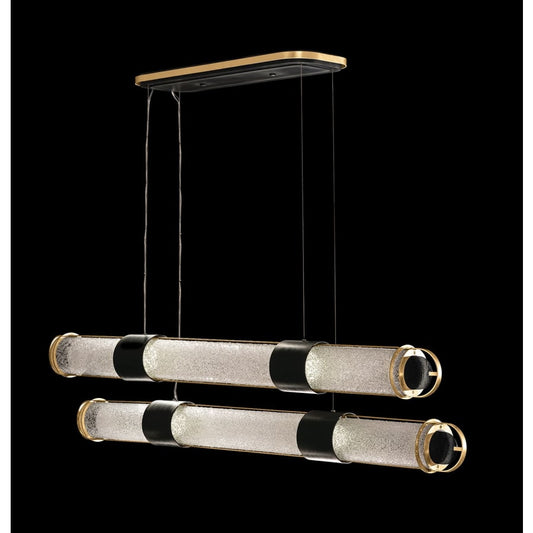 Fine Art Handcrafted Lighting Bond 60" Wide LED Linear Pendant