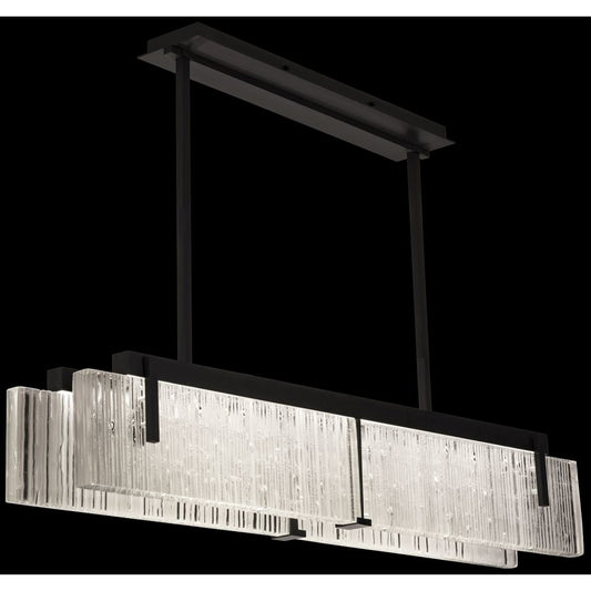 Fine Art Handcrafted Lighting Terra 52" Wide LED Linear Pendant