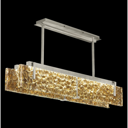 Fine Art Handcrafted Lighting Terra 52" Wide LED Linear Pendant