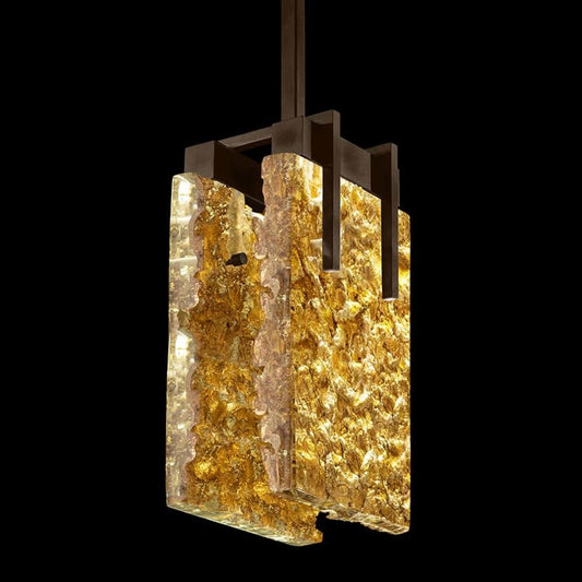 Fine Art Handcrafted Lighting Terra 8" Wide LED Mini Pendant
