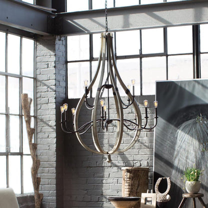 Fredrick Ramond 12 Light 2 Tier Chandelier from the Middlefield Collection