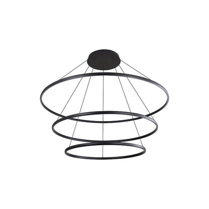 Golden Lighting Veritas 59" Wide Ring Chandelier