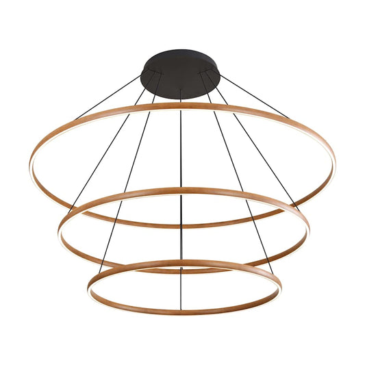 Golden Lighting Veritas 71" Wide Ring Chandelier