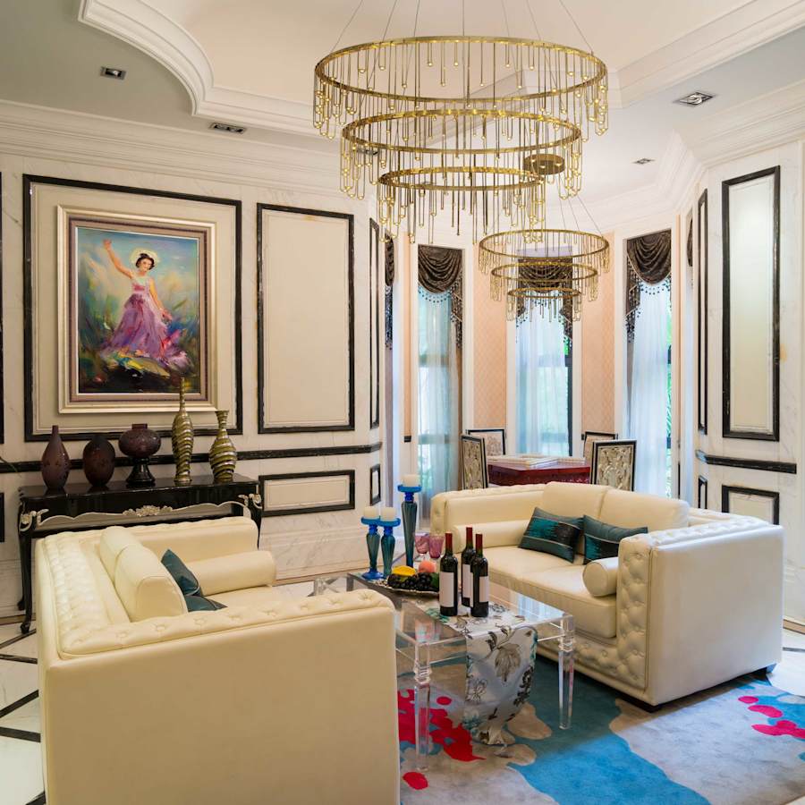 Golden Lighting Lucerna 32" Wide Ring Chandelier