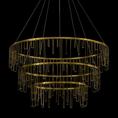 Golden Lighting Lucerna 32" Wide Ring Chandelier