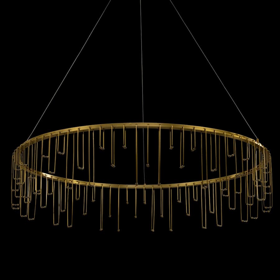 Golden Lighting Lucerna 40" Wide Ring Chandelier