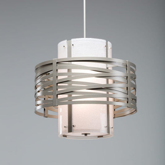 Hammerton Studio Tempest 4 Light 24" Wide Chandelier - Medium (E26) with Frosted Granite Glass Shade