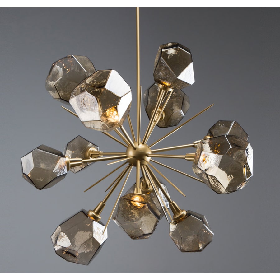 Hammerton Studio Gem 38" Wide 12 Light Hand Blown Glass LED Starburst Chandelier