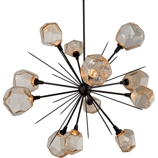 Hammerton Studio Gem 48" Wide 12 Light Hand Blown Glass LED Starburst Chandelier