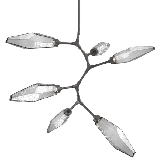 Hammerton Studio Rock Crystal 39" Wide LED Abstract Chandelier