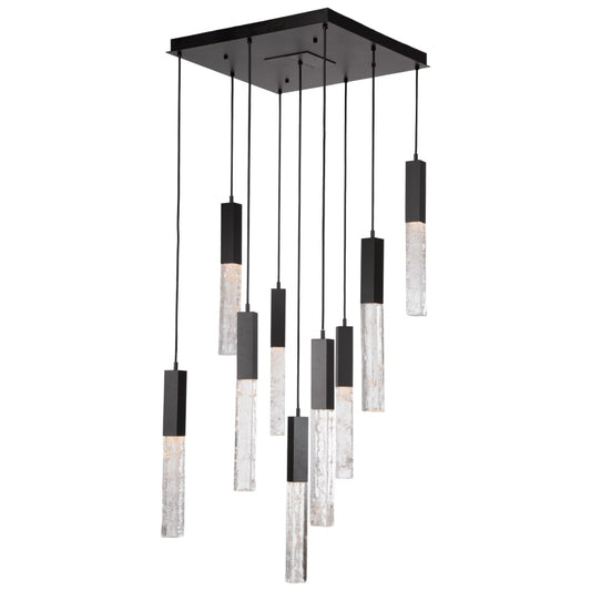 Hammerton Studio Axis 9 Light 24" Wide LED Multi Light Pendant