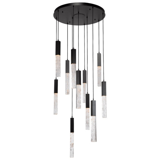 Hammerton Studio Axis 11 Light 30" Wide LED Multi Light Pendant