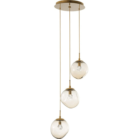 Hammerton Studio Aster 22" Wide LED Crystal Multi Light Pendant