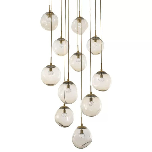 Hammerton Studio Aster 38" Wide 11 Light LED Crystal Multi Light Pendant