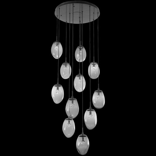 Hammerton Studio Meteo 36" Wide 11 Light LED Crystal Multi Light Pendant