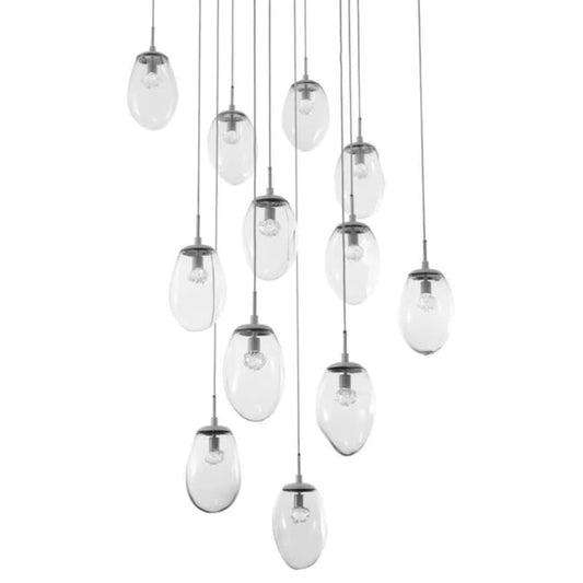 Hammerton Studio Meteo 36" Wide 12 Light LED Crystal Multi Light Pendant