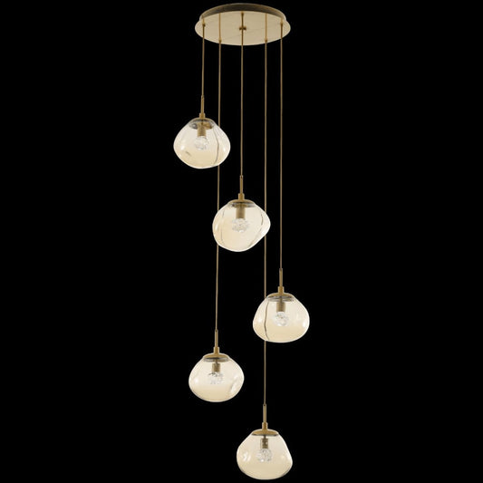 Hammerton Studio Nova 24" Wide LED Crystal Multi Light Pendant