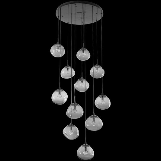Hammerton Studio Nova 38" Wide 11 Light LED Crystal Multi Light Pendant