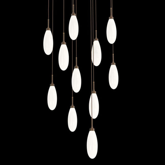 Hammerton Studio Fiori 11 Light 32" Wide LED Abstract Multi Light Pendant - 3000K