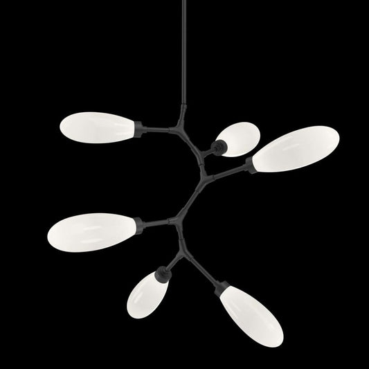 Hammerton Studio Fiori 6 Light 30" Wide LED Abstract Chandelier - 3000K