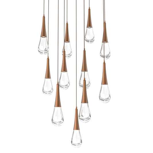 Hammerton Studio Rain Drop 33" Wide LED Multi Light Pendant