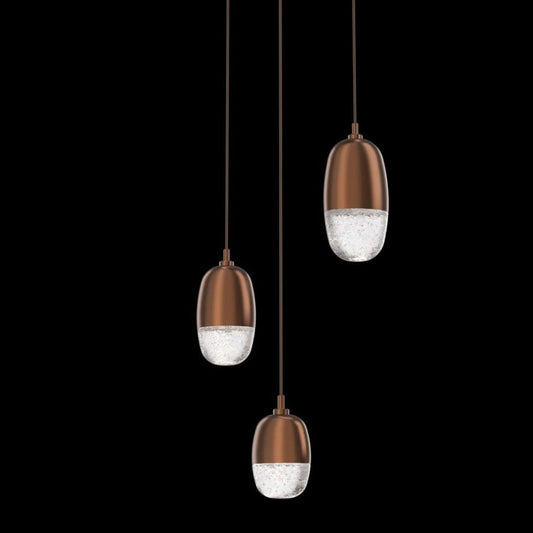 Hammerton Studio Pebble 3 Light 18" Wide LED Multi Light Pendant - 3000K