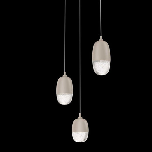Hammerton Studio Pebble 3 Light 18" Wide LED Multi Light Pendant - 2700K