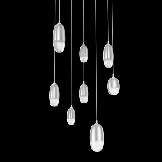 Hammerton Studio Pebble 8 Light 27" Wide LED Abstract Multi Light Pendant - 3000K