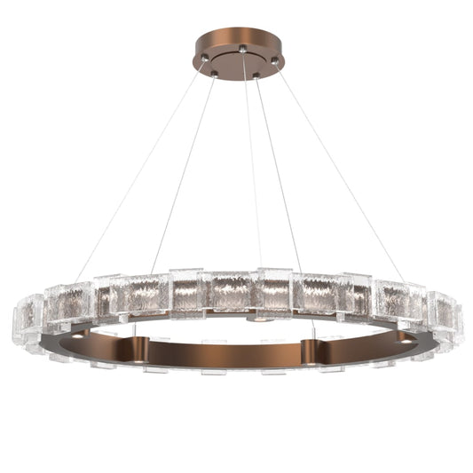 Hammerton Studio Tessera 38" Wide LED Ring Chandelier