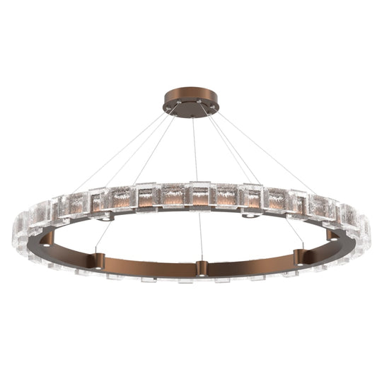 Hammerton Studio Tessera 50" Wide LED Ring Chandelier