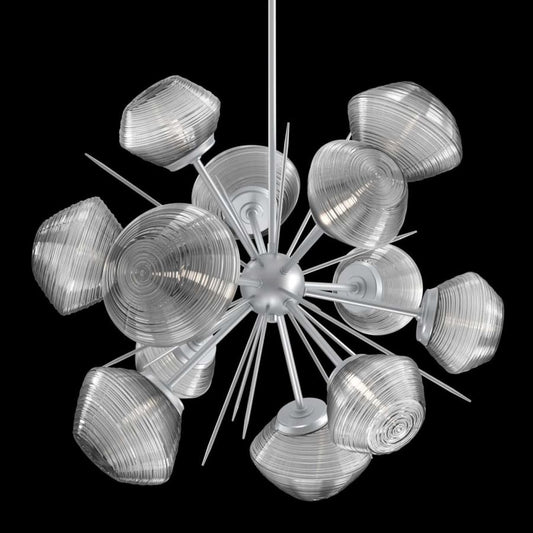 Hammerton Studio Mesa 12 Light 30" Wide LED Abstract Sputnik Chandelier - 2700K