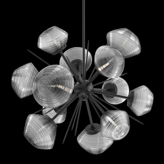 Hammerton Studio Mesa 12 Light 30" Wide LED Abstract Sputnik Chandelier - 3000K