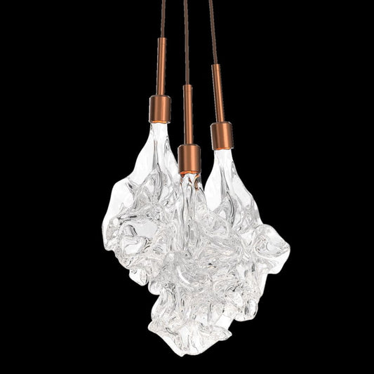 Hammerton Studio Blossom 3 Light 9" Wide LED Multi Light Pendant