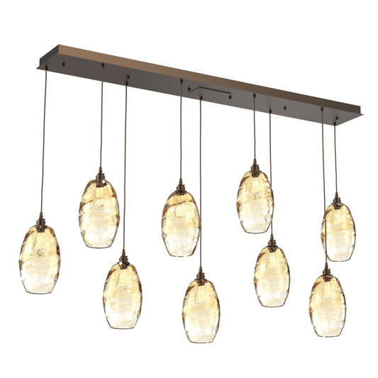 Hammerton Studio Ellisse 9 Light 67" Wide Linear Pendant