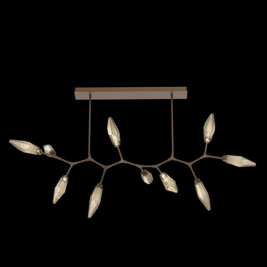 Hammerton Studio Rock Crystal 10 Light 68" Wide LED Abstract Chandelier - 3000K