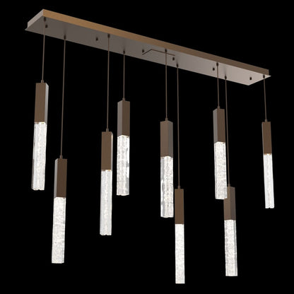 Hammerton Studio Axis 9 Light 62" Wide LED Multi Light Pendant