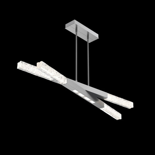 Hammerton Studio Axis 8 Light 51" Wide LED Abstract Linear Chandelier - 2700K