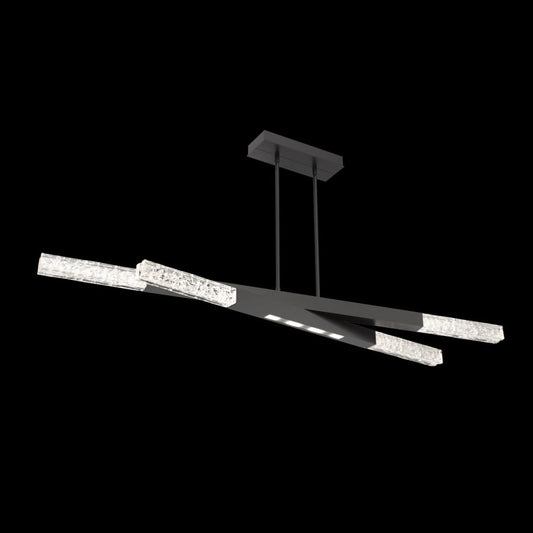 Hammerton Studio Axis 8 Light 64" Wide LED Abstract Linear Chandelier - 2700K
