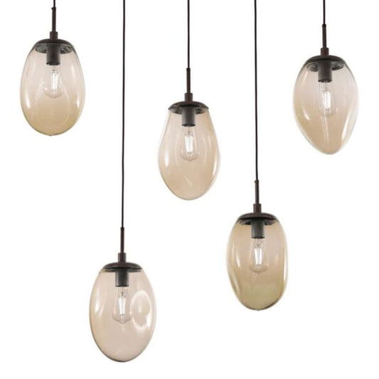 Hammerton Studio Meteo 5 Light 40" Wide Linear Pendant