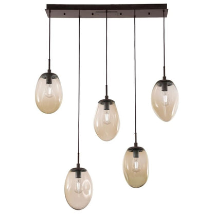 Hammerton Studio Meteo 5 Light 40" Wide Linear Pendant