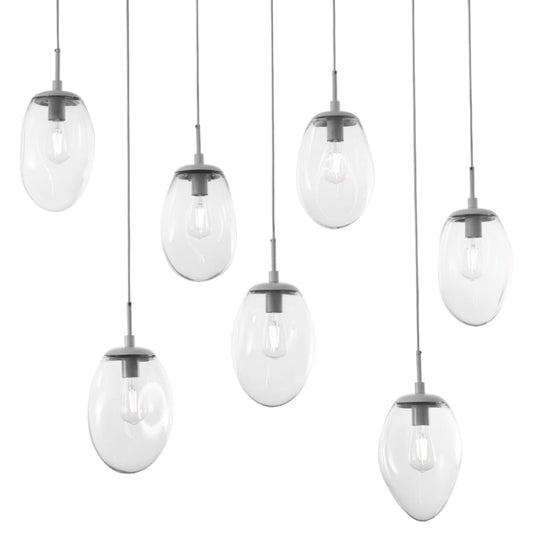 Hammerton Studio Meteo 7 Light 48" Wide Linear Pendant