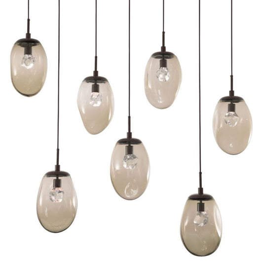 Hammerton Studio Meteo 48" Wide LED Crystal Linear Pendant