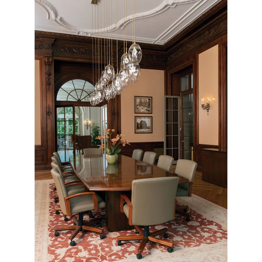 Hammerton Studio Meteo 48" Wide LED Crystal Linear Pendant