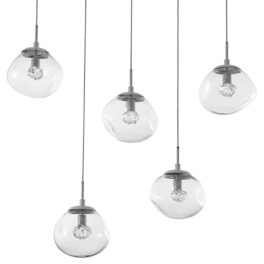 Hammerton Studio Nova 42" Wide LED Crystal Linear Pendant