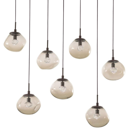 Hammerton Studio Nova 50" Wide LED Crystal Linear Pendant