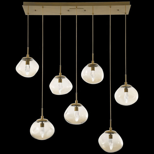 Hammerton Studio Nova 50" Wide LED Crystal Linear Pendant