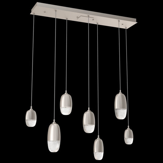 Hammerton Studio Pebble 7 Light 46" Wide LED Linear Chandelier - 2700K