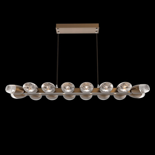 Hammerton Studio Pebble 20 Light 47" Wide LED Linear Chandelier - 2700K